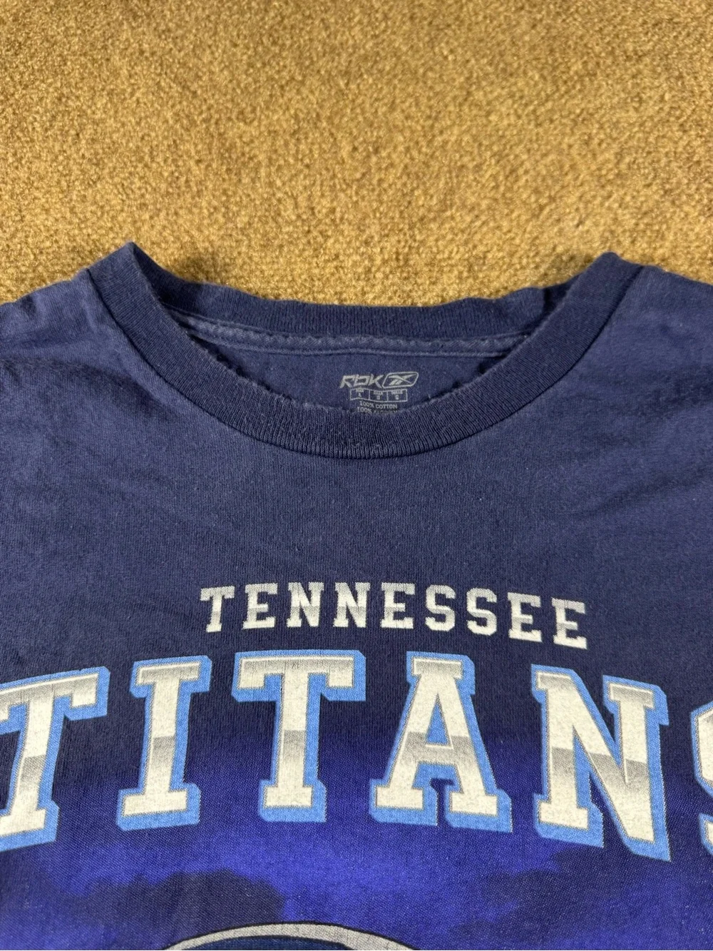 Tennessee Titans Navy‎ Graphic Tee Shirt Size Large short sleeve